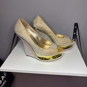 Pleaser RAZZLE- Bling Wedge size 12